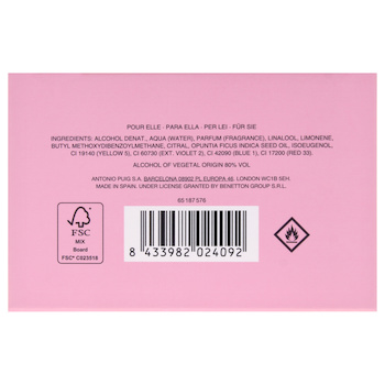 Benetton United Dreams Green Cactus by United Colors of Benetton for Women 2.7 oz EDT Spray 2.7 oz
