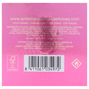 Antonio Banderas The Icon by Antonio Banderas for Women 3.4 oz EDP Spray 3.4 oz