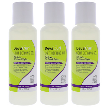 DevaCurl DevaCurl Light Defining Gel by DevaCurl for Unisex 3 oz Gel Pack of 3 3 oz