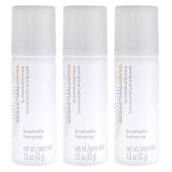 Sebastian Shaper Dry Brushable Styling Travel Size by Sebastian for Unisex 1.5 oz Hair Spray Pack of 3 1.5 oz