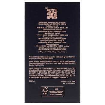 Bvlgari Bvlgari Man In Black by Bvlgari for Men 3.4 oz EDP Spray (Refillable) 3.4 oz