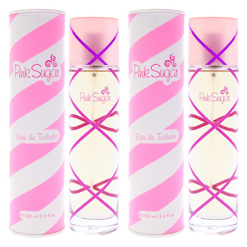 Aquolina Pink Sugar by Aquolina for Women 3.4 oz EDT Spray Pack of 2 3.4 oz