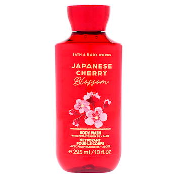 Bath & Body Works Japanese Cherry Blossom by Bath and Body Works for Women 10 oz Body Wash 10 oz