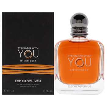 Giorgio Armani Stronger With You Intensely by Giorgio Armani for Men 3.4 oz EDP Spray 3.4 oz