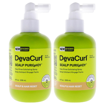 DevaCurl Scalp Puriphy Spray by DevaCurl for Unisex 8 oz Hair Spray Pack of 2 8 oz