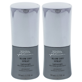 Kenra Platinum Blow Dry Spray by Kenra for Unisex 1.7 oz Dry Spray Pack of 2 1.7 oz