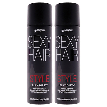 Sexy Hair Concepts Style Sexy Hair Play Dirty Dry Wax Spray by Sexy Hair for Unisex 4.8 oz Spray Pack of 2 4.8 oz