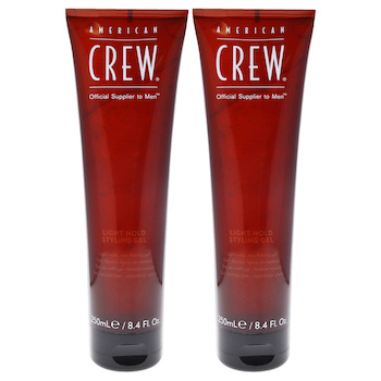 American Crew Light Hold Styling Gel by American Crew for Men 8.4 oz Gel Pack of 2 8.4 oz