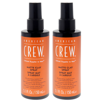 American Crew Matte Clay Spray by American Crew for Men 5.1 oz Hair Spray Pack of 2 5.1 oz
