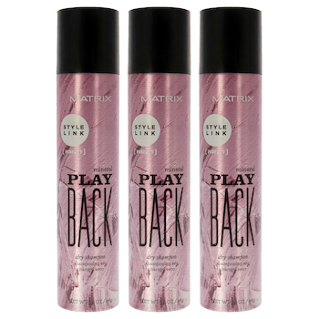 Matrix Style Link Mineral Play Back Dry Shampoo by Matrix for Unisex 3.4 oz Dry Shampoo Pack of 3 3.4 oz