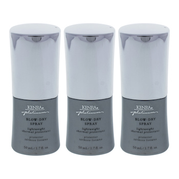 Kenra Platinum Blow Dry Spray by Kenra for Unisex 1.7 oz Dry Spray Pack of 3 1.7 oz