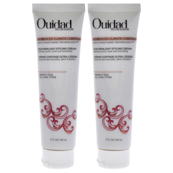 Ouidad Advanced Climate Control Featherlight Styling Cream by Ouidad for Unisex 2 oz Cream Pack of 2 2 oz