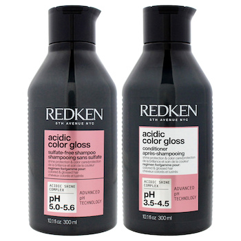 Redken Acidic Color Gloss Kit by Redken for Unisex 2 Pc Kit 10.1oz Shampoo, 10.1oz Conditioner 2 Pc Kit