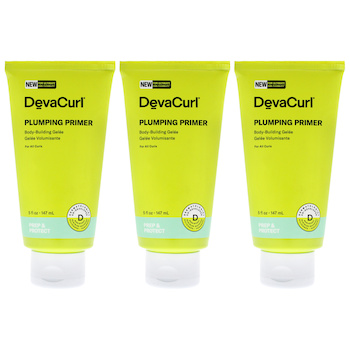 DevaCurl Plumping Primer GelNP by DevaCurl for Unisex 5 oz Gel Pack of 3 5 oz