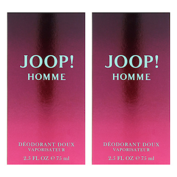 Joop Joop by Joop for Men 2.5 oz Mild Deodorant Spray Pack of 2 2.5 oz