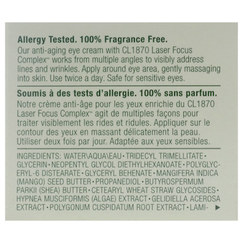 Clinique Smart Clinical Repair Wrinkle Correcting Eye Cream by Clinique for Women 0.5 oz Cream 0.5 oz