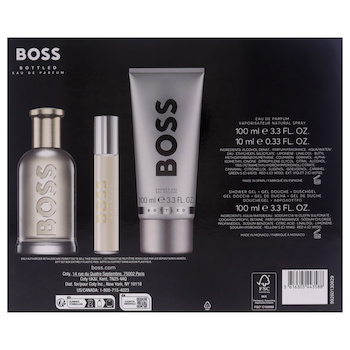 Hugo Boss Boss Bottled No. 6 by Hugo Boss for Men 3 Pc Gift Set 3.3oz EDP Spray, 0.3oz EDP Spray (Mini), 3.3oz Shower Gel 3 Pc Gift Set