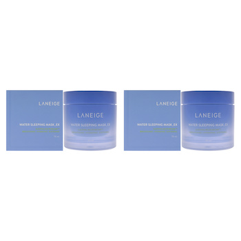 Laneige Water Sleeping Mask by Laneige for Unisex 2.3oz Mask Pack of 2 Fixed Size