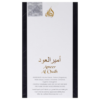 Lattafa Ameer Al Oudh Intense Oud by Lattafa for Men 3.4 oz EDP Spray Fixed Size