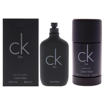 Calvin Klein CK Be Kit by Calvin Klein for Unisex 2 Pc Kit 3.3oz EDT Spray, 2.6oz Deodorant Stick Fixed Size