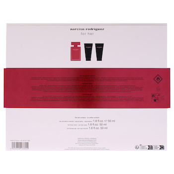 Narciso Rodriguez Narciso Rodriguez Intense by Narciso Rodriguez for Women 3 Pc Gift Set 1.6oz EDP Spray, 1.6oz Body Lotion, 1.6oz Shower Fixed Size