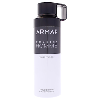 Armaf Odyssey Homme White Edition by Armaf for Men 6.8 oz Body Spray Fixed Size