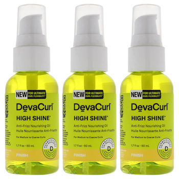 DevaCurl High Shine Nourishing AntiFrizz OilNP by DevaCurl for Unisex 1.7 oz Oil Pack of 3 1.7 oz