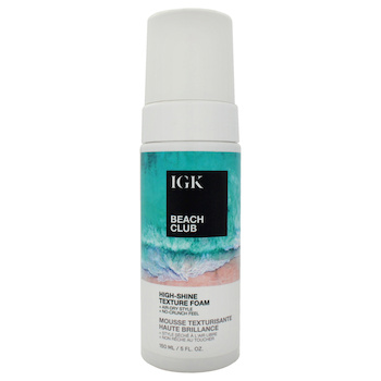 IGK Beach Club High Shine Texture Foam by IGK for Unisex 5 oz Foam 5 oz