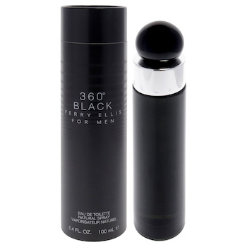 Perry Ellis 360 Black by Perry Ellis for Men 3.4 oz EDT Spray Fixed Size