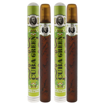 Cuba Cuba Green by Cuba for Men 1.17 oz EDT Spray Pack of 2 1.17 oz