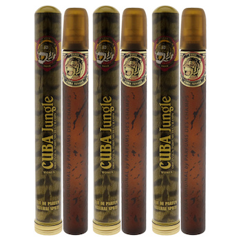 Cuba Cuba Jungle Tiger by Cuba for Women 1.17 oz EDP Spray Pack of 3 1.17 oz