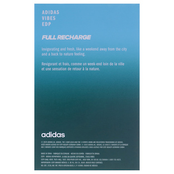 Adidas Adidas Vibes Full Recharge by Adidas for Unisex 3.3 oz EDP Spray 3.3 oz