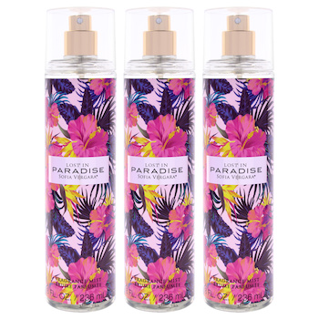 Sofia Vergara Lost in Paradise by Sofia Vergara for Women 8 oz Fragrance Mist Pack of 3 8 oz