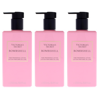 Victoria's Secret Bombshell Fragrance Lotion by Victorias Secret for Women 8.4 oz Body Lotion Pack of 3 8.4 oz