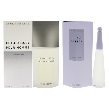 Issey Miyake Leau Dissey Kit by Issey Miyake for Unisex 2 Pc Kit 6.7 oz EDT Spray, 1.6 oz EDT Spray 2 Pc Kit