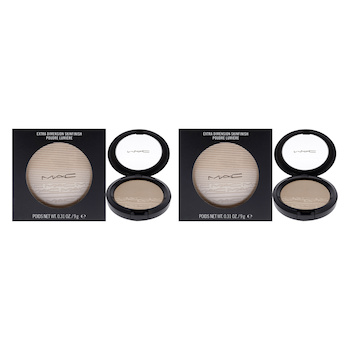 MAC Extra Dimension Skinfinish Powder Double Gleam by MAC for Women 0.31 oz Highlighter Pack of 2 0.31 oz