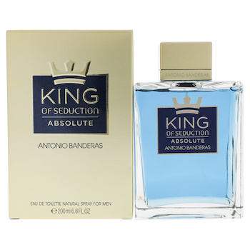 Antonio Banderas King of Seduction Absolute by Antonio Banderas for Men 6.8 oz EDT Spray 6.8 oz
