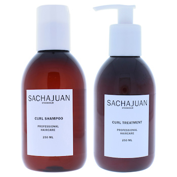 Sachajuan Curl Treatment With Shampoo Kit by Sachajuan for Unisex 2 Pc Kit 8.4oz Treatment, 8.4oz Shampoo 2 Pc Kit