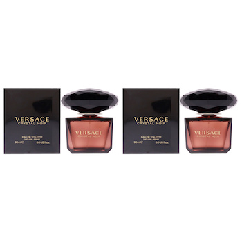 Versace Versace Crystal Noir by Versace for Women 3 oz EDT Spray Pack of 2 3 oz
