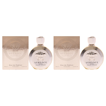 Versace Versace Eros Pour Femme by Versace for Women 3.4 oz EDP Spray Pack of 2 3.4 oz