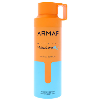 Armaf Odyssey Mandarin Sky Limited Edition by Armaf for Men 6.8 oz Body Spray 6.8 oz