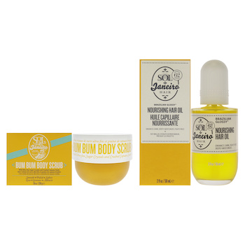 Sol De Janeiro Sol de Janeiro Kit by Sol de Janeiro for Unisex 2 Pc Kit 7.8oz Scrub, 2oz Oil 2 Pc Kit