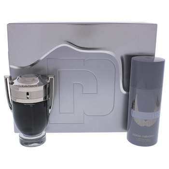 Paco Rabanne Invictus by Paco Rabanne for Men 2 Pc Gift Set 3.4oz EDT Spray, 5.1oz Deodorant Spray 2 Pc Gift Set