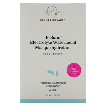 Drunk Elephant F-Balm Electrolyte Waterfacial Hydrating Mask by Drunk Elephant for Women - 1.69 oz Mask - # - 1.69