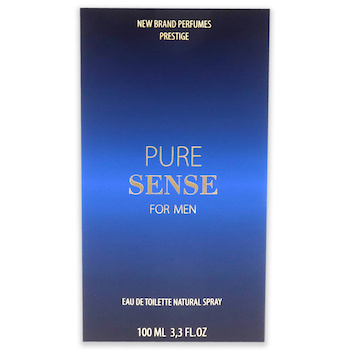 NBR Prestige Pure Sense by New Brand for Men - 3.3 oz EDT Spray - # - 3.3