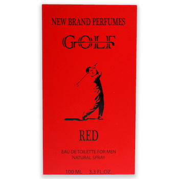 NBR Golf Red by New Brand for Men - 3.3 oz EDT Spray - # - 3.3