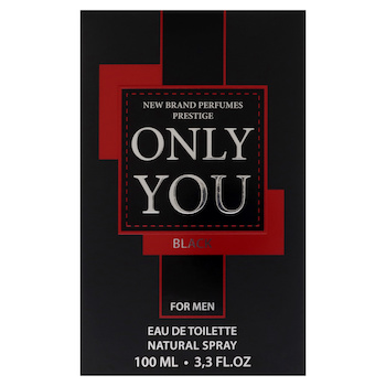 NBR Only You Black by New Brand for Men - 3.3 oz EDT Spray - # - 3.3