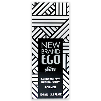 NBR Ego Silver by New Brand for Men - 3.3 oz EDT Spray - # - 3.3