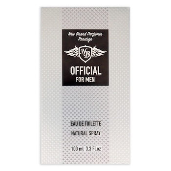NBR Official by New Brand for Men - 3.3 oz EDT Spray - # - 3.3