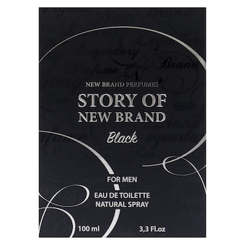 NBR Story Of New Brand Black by New Brand for Men - 3.3 oz EDT Spray - # - 3.3